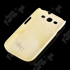 Imagem de Capa para Galaxy S3 i9300 de plástico com rachaduras douradas - Bege
