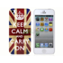 Imagem de Capa para iPhone 5 e 5S de Plástico - Keep Calm and Carry On