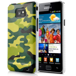 Imagem de Capa para Galaxy S2 i9100 de Plástico - Camuflagem