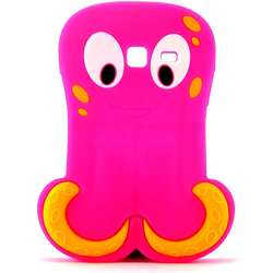 Imagem de Capa para Galaxy Y Duos S6102 de Silicone Formato Polvo - Rosa