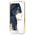 Imagem de Capa para Galaxy S4 i9500 com Tiras Horizontais Brilhantes - Dourada