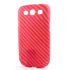 Imagem de Capa para Galaxy S3 i9300 de TPU - Vermelho e Rosa Listrada