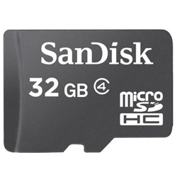 Imagem de Cartão de Memória Micro SD 32GB da Sandisk com Adaptador SD