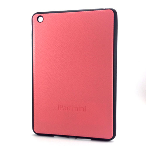 Imagem de Capa para iPad Mini com fundo de couro - Rosa