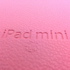 Imagem de Capa para iPad Mini com fundo de couro - Rosa