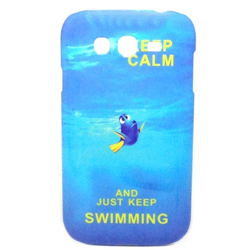 Imagem de Capa para Galaxy Gran Duos i9082 de Plástico - Keep Calm and Just Keep Swimming