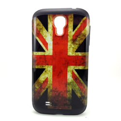 Imagem de Capa para Galaxy S4 i9500 de TPU com Estampa em Plástico - Inglaterra