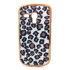 Imagem de Capa para Galaxy S3 Mini i8190 de Plástico com Glitter - Leopardo Prata