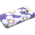 Imagem de Capa Para Motorola Moto G De TPU - Roxa com Flores Brancas