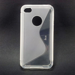 Imagem de Capa para iPhone 4 e 4S de TPU - Shape S Transparente