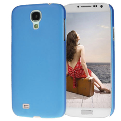 Imagem de Capa para Galaxy S4 i9500 Ultra Fina de TPU - Azul Fosco 2