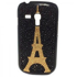 Imagem de Capa para Galaxy S3 Mini i8190 de Plástico com Strass - Torre Eiffel