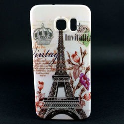 Imagem de Capa para Galaxy S6 G920 de TPU - Torre Eiffel | Branca