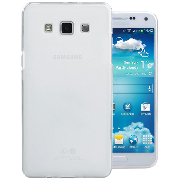 Capa para Galaxy E5 de TPU - Transparente