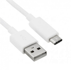 Imagem de Cabo de Dados USB 2.0 de 1 metro Tipo C - KinGo | Branco