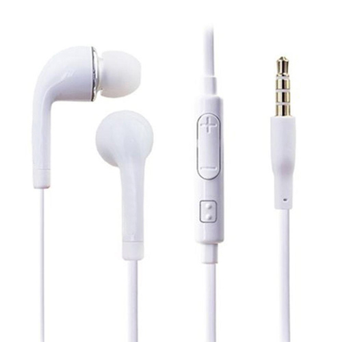 Imagem de Fone de Ouvido com Microfone e Controle de Volume para Samsung - Branco