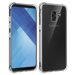 Imagem de Capa para Galaxy A8 2018 Plus de TPU Anti Shock - Transparente