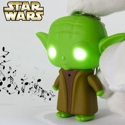 Imagem de Chaveiro Star Wars com LED e Som | Yoda
