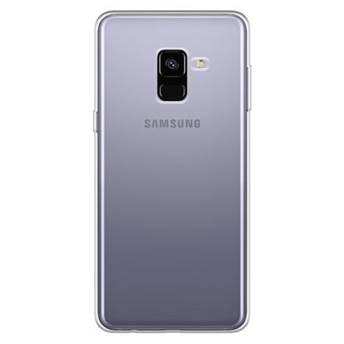Imagem de Capa para Galaxy A8 2018 Plus de TPU Casca de Ovo - Transparente