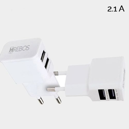 Imagem de Carregador Dual USB 2.1A. | Branco