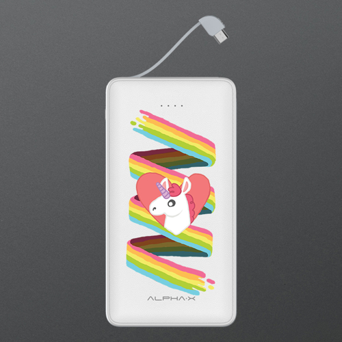 Imagem de Carregador Portátil Power Bank 6.000mAh - Unicórnio