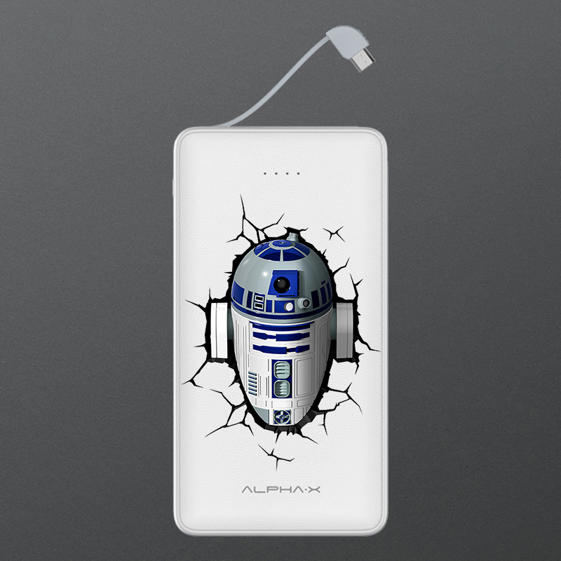 Carregador Portátil Power Bank Star Wars R2D2