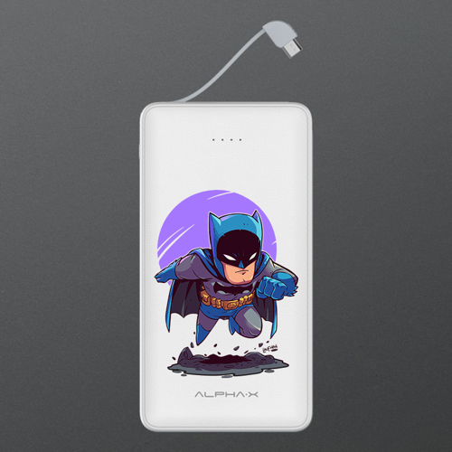 Imagem de Carregador Portátil Power Bank 6.000mAh - Batman