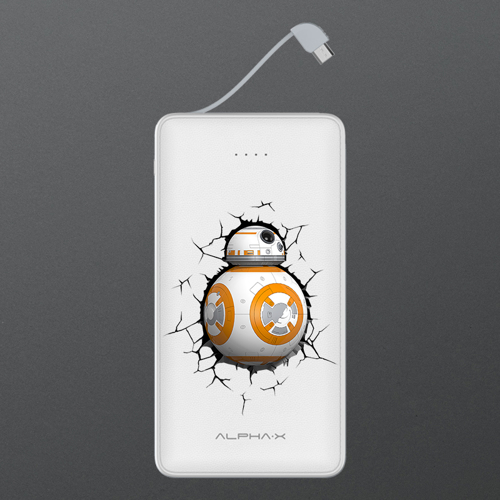 Imagem de Carregador Portátil Power Bank 6.000mAh - Star Wars | BB8