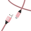 Imagem de Cabo de Dados lightning 1m Colorido Tecido Hrebos - HS-287