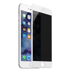 Imagem de Película para iPhone 6 Plus, 7 Plus e 8 Plus de vidro com borda branca privacidade